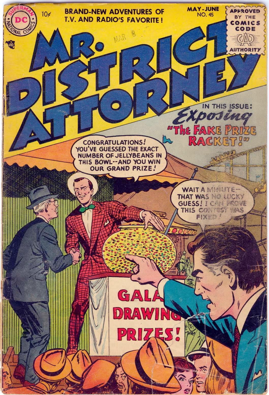 Read online Mr. District Attorney comic -  Issue #45 - 1