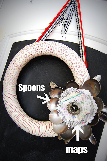 DIY {easy} Burlap Wreath - Spoonful of Imagination