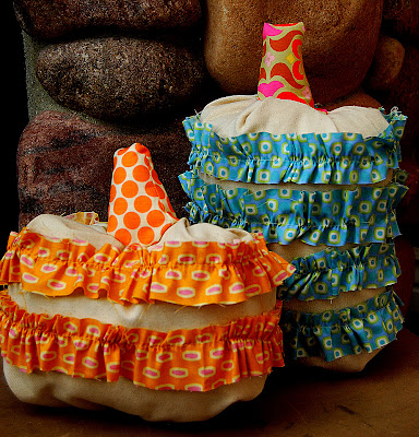 How to make fabric ruffled pumpkins for fall A step-by-step tutorial on pumpkins you will love displaying for years! Make them in ANY fabric to match YOUR home!