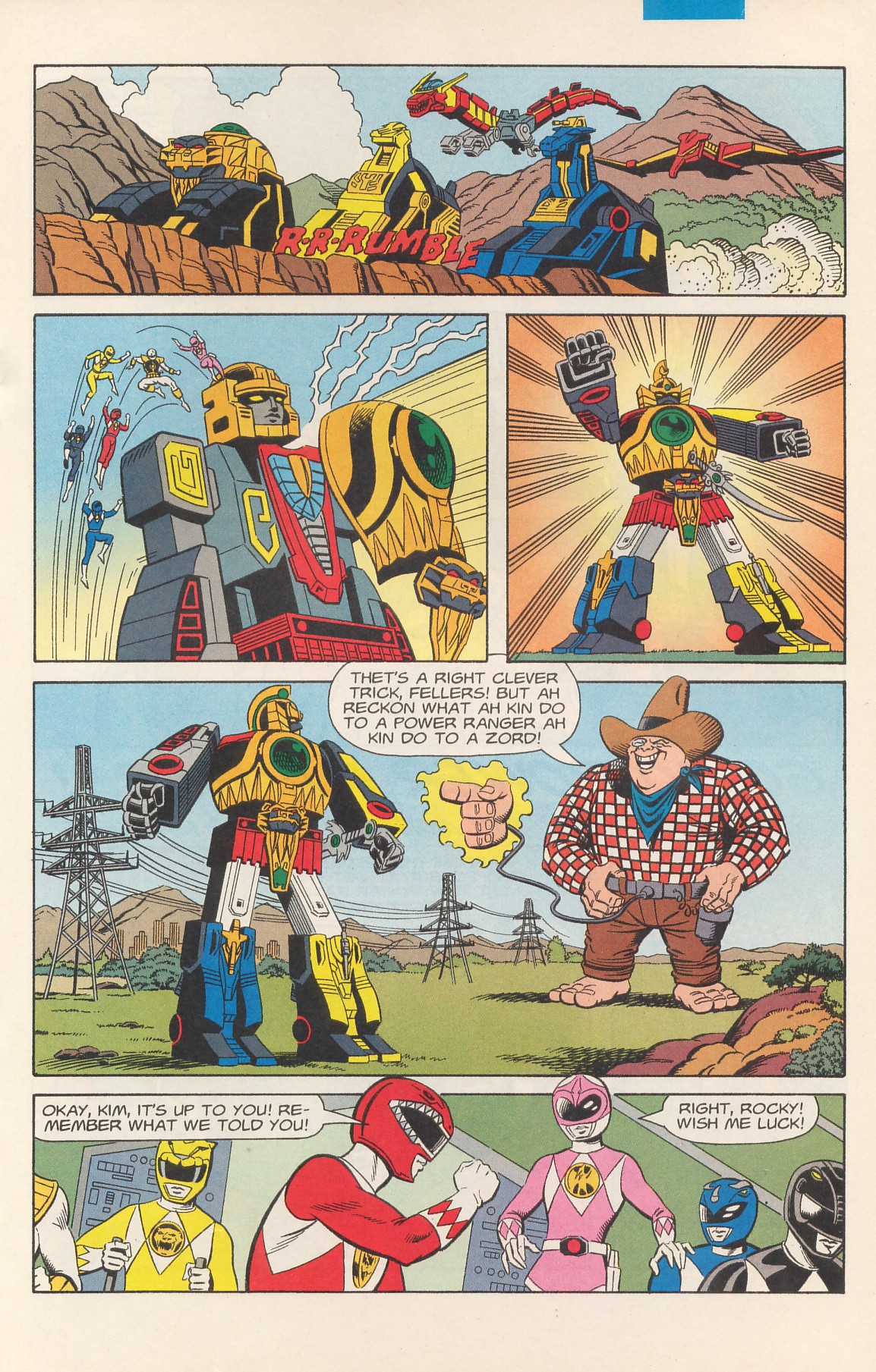 Read online Saban's Mighty Morphin Power Rangers (1994) comic -  Issue #5 - 17
