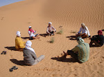 cercle de parole dans le désert