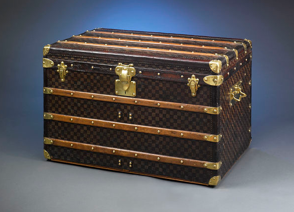 Design is fine. History is mine. — Louis Vuitton, travel trunks. 1