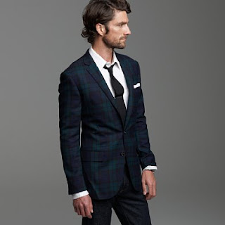 EMM (pronounced EdoubleM): J. Crew Black Watch Ludlow Sportcoat