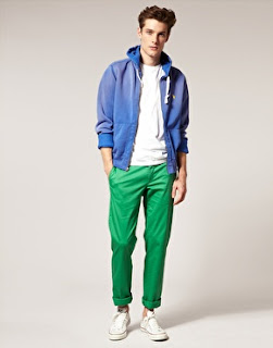 EMM (pronounced EdoubleM): POLO RALPH LAUREN Preppy Fit Chinos in Green