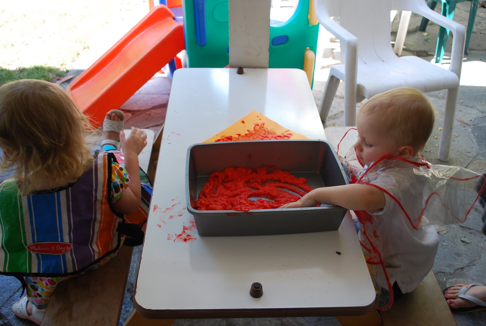 Familylicious Preschool Projects Jello Finger Paint