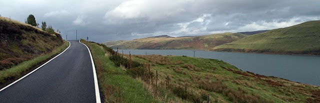 the road above Loch Harport
