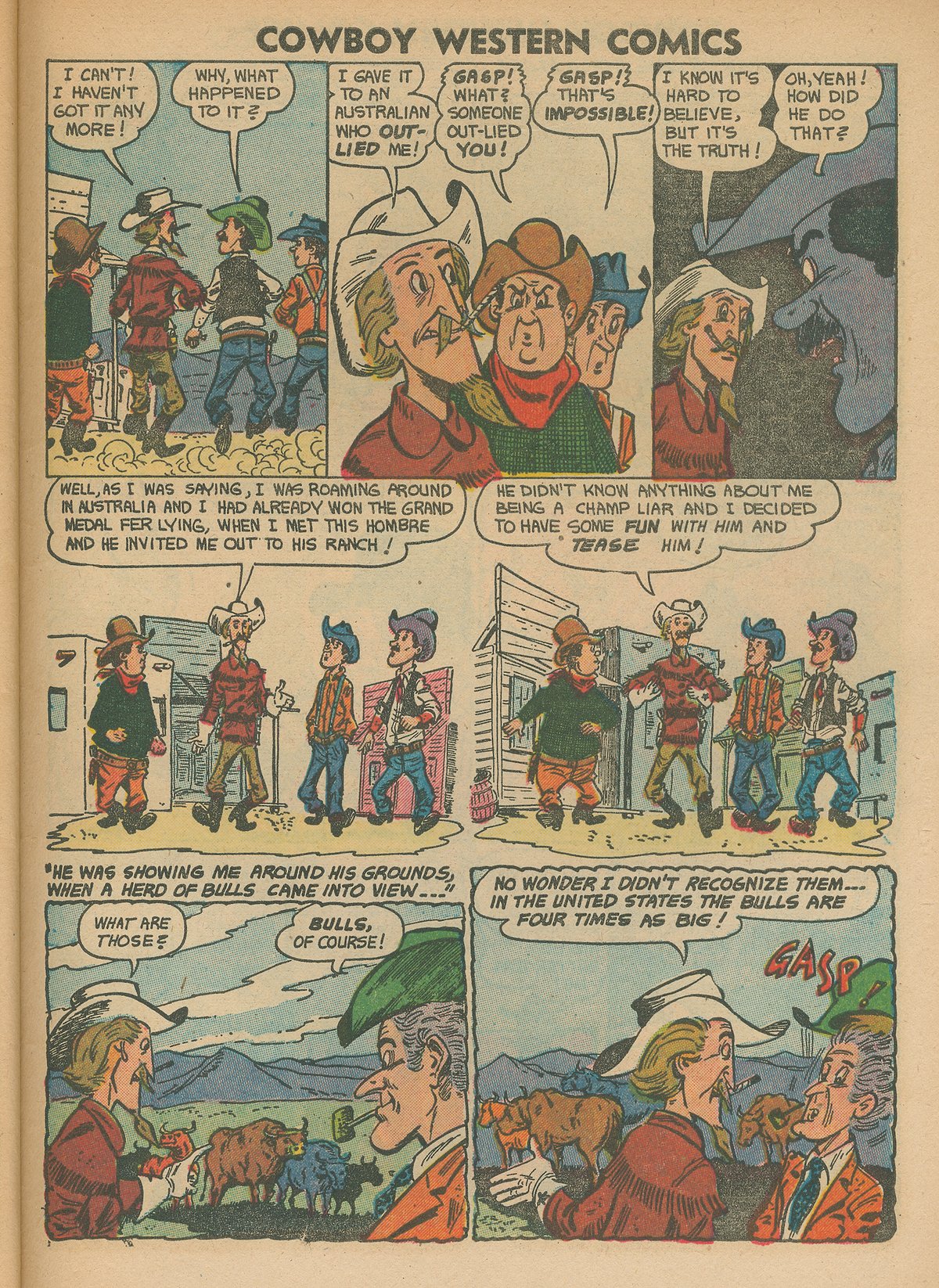 Read online Cowboy Western Comics (1954) comic -  Issue #48 - 31