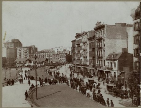 Columbus Park when it was newly completed