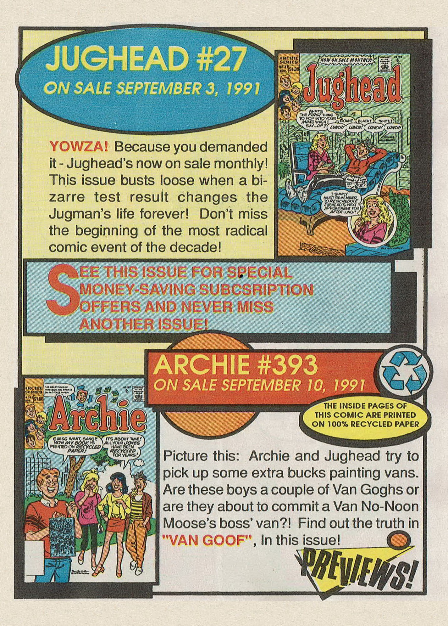 Read online Jughead with Archie Digest Magazine comic -  Issue #107 - 115