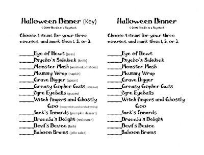 Needle in a Haystack: The Crazy Halloween Dinner Tradition...Revisited