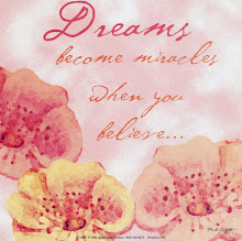 sonhos tornam-se milagres quando você acredita!