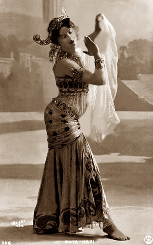 Public Domain Photos and Images: Mata Hari on postcard