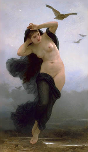 La Nuit by William-Adolphe william. La Nuit by William-Adolphe