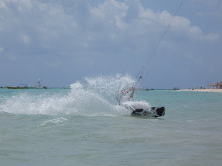 , Friends at Coco Beach., Playa Del Carmen Kiteboarding
