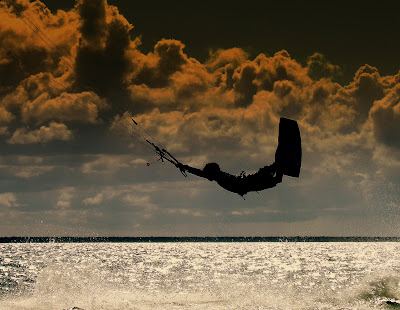 , Isla Blanca Sunset Session., Playa Del Carmen Kiteboarding