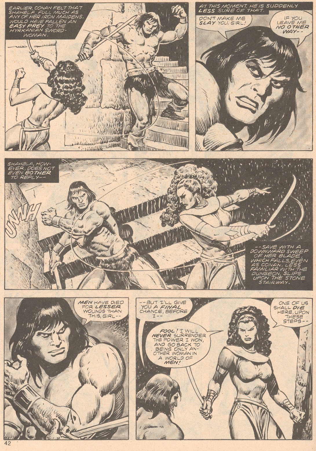 Read online The Savage Sword Of Conan comic -  Issue #68 - 42