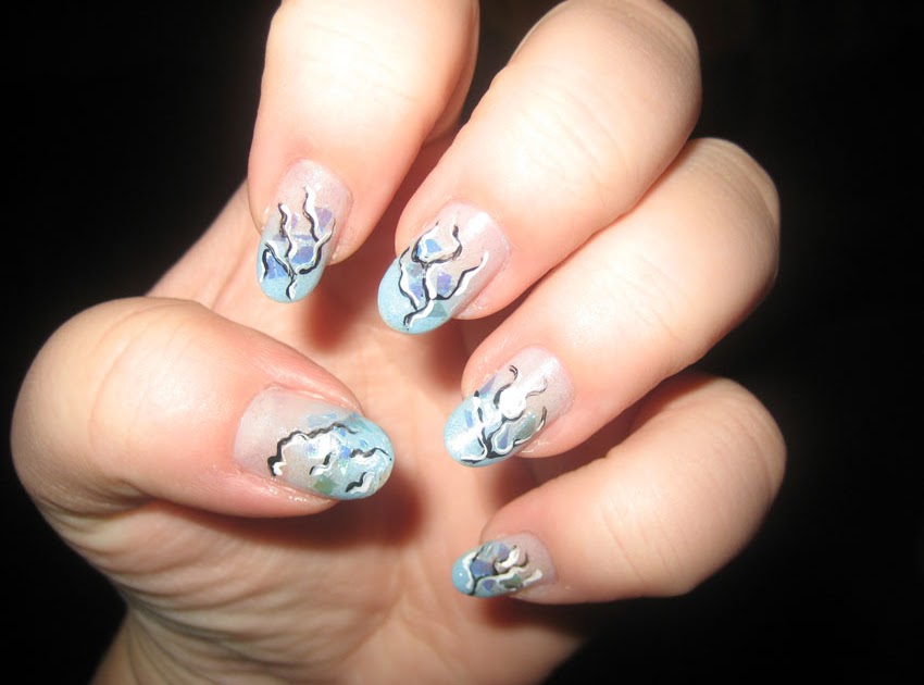 Nail Art World - gallery of nail design: ICY Manicure