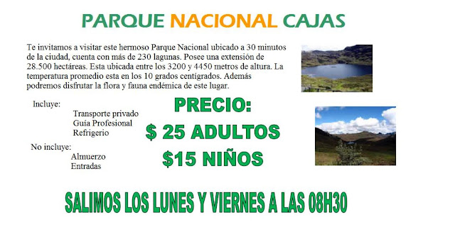 PARQUE NACIONAL EL CAJAS