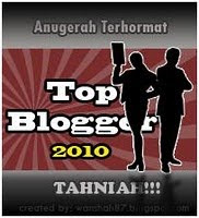 AWARD TOP BLOGGER 2010
