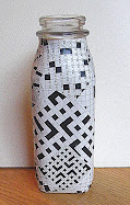 crossword puzzle vase
