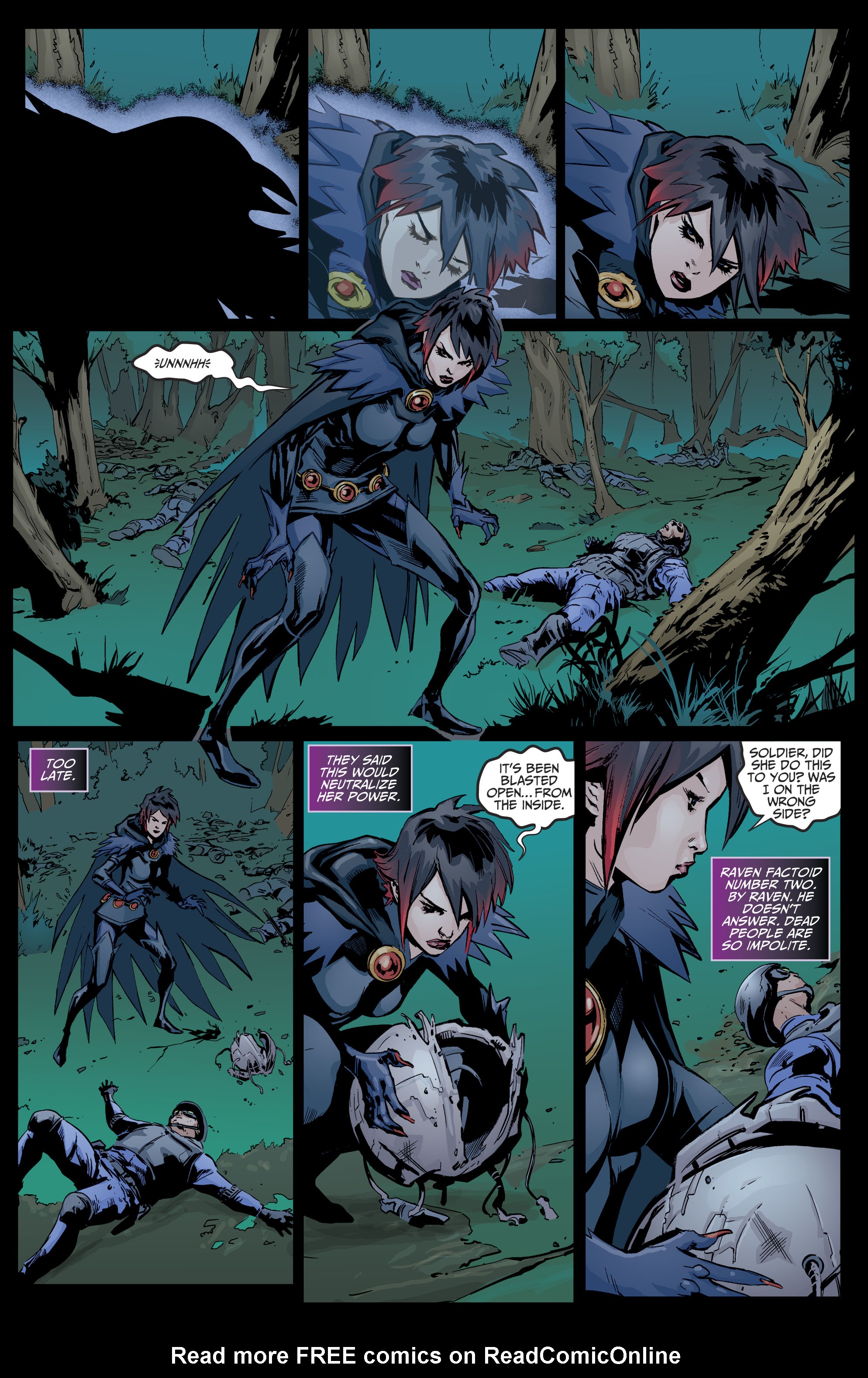 Read online Raven: Daughter of Darkness comic -  Issue #1 - 14
