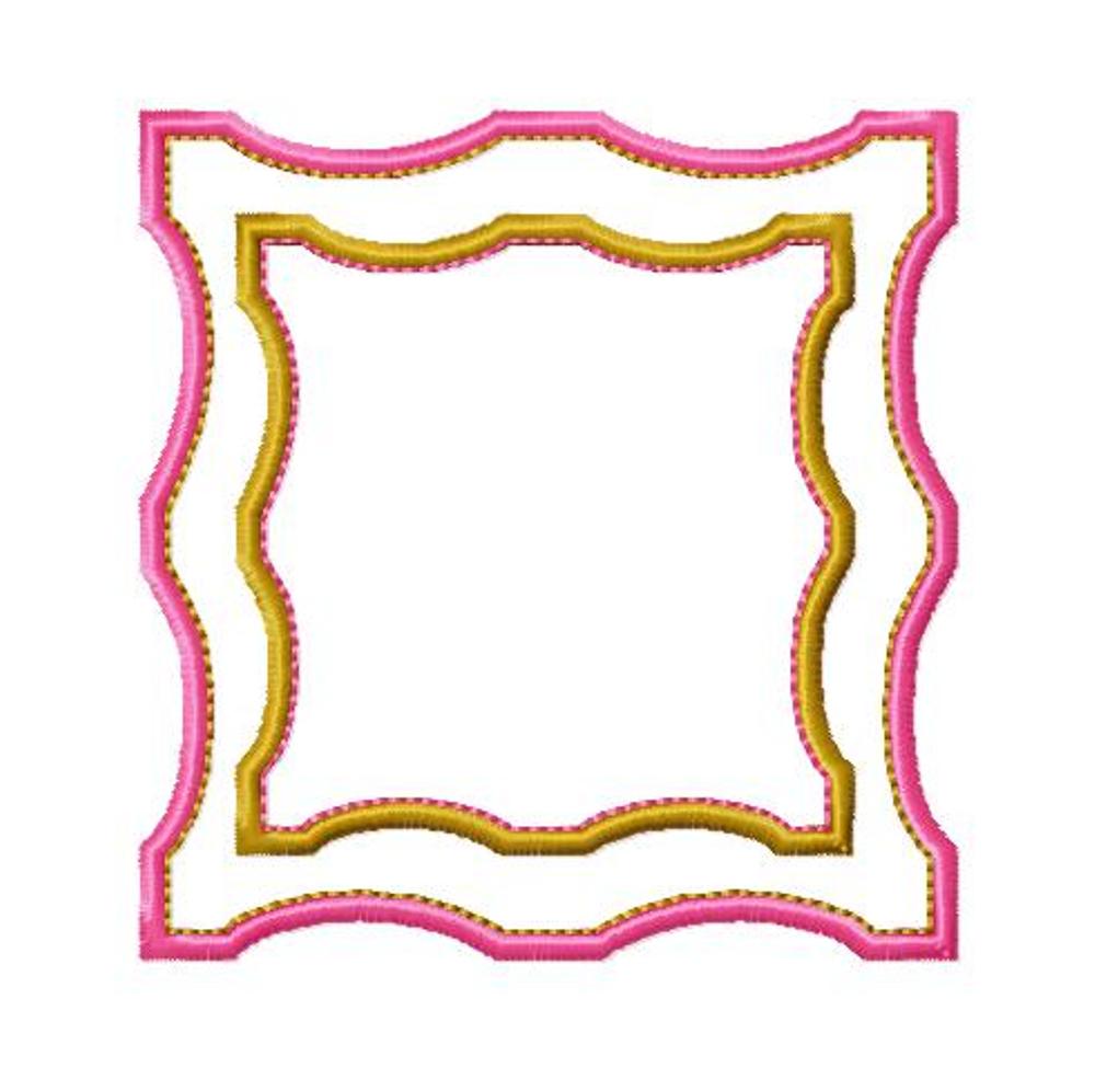 Applique Photo Frames Embroidery Designs