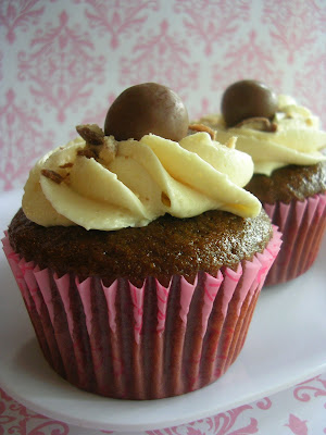 Chocolate Malt Cupcakes