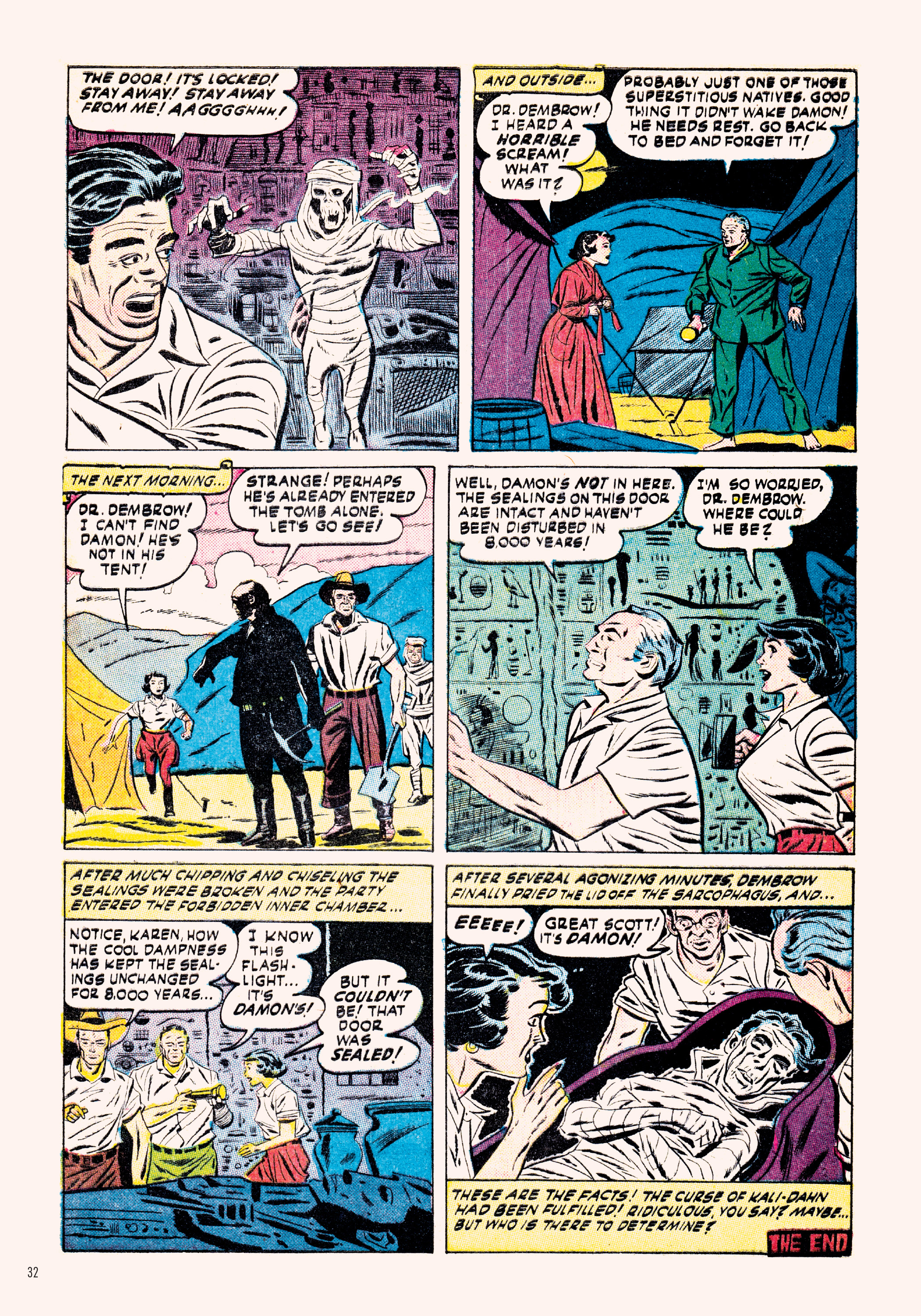 Read online Classic Monsters of Pre-Code Horror Comics: Mummies comic -  Issue # TPB - 32