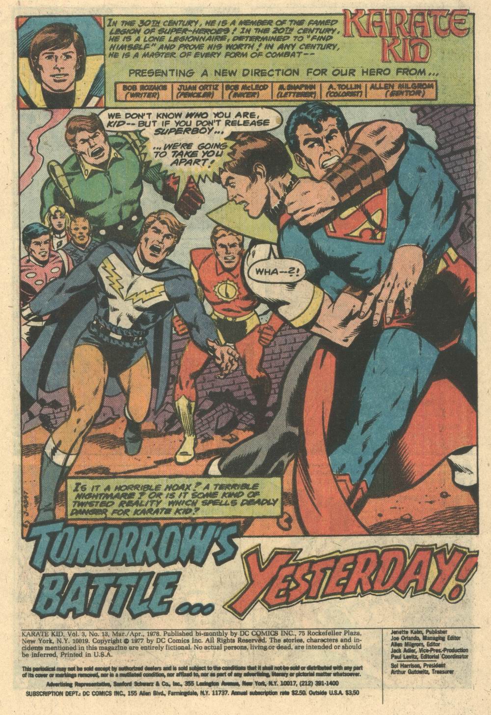 Read online Karate Kid comic -  Issue #13 - 2