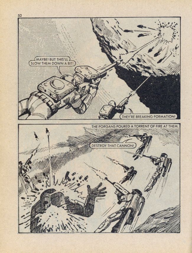 Read online Starblazer comic -  Issue #27 - 52