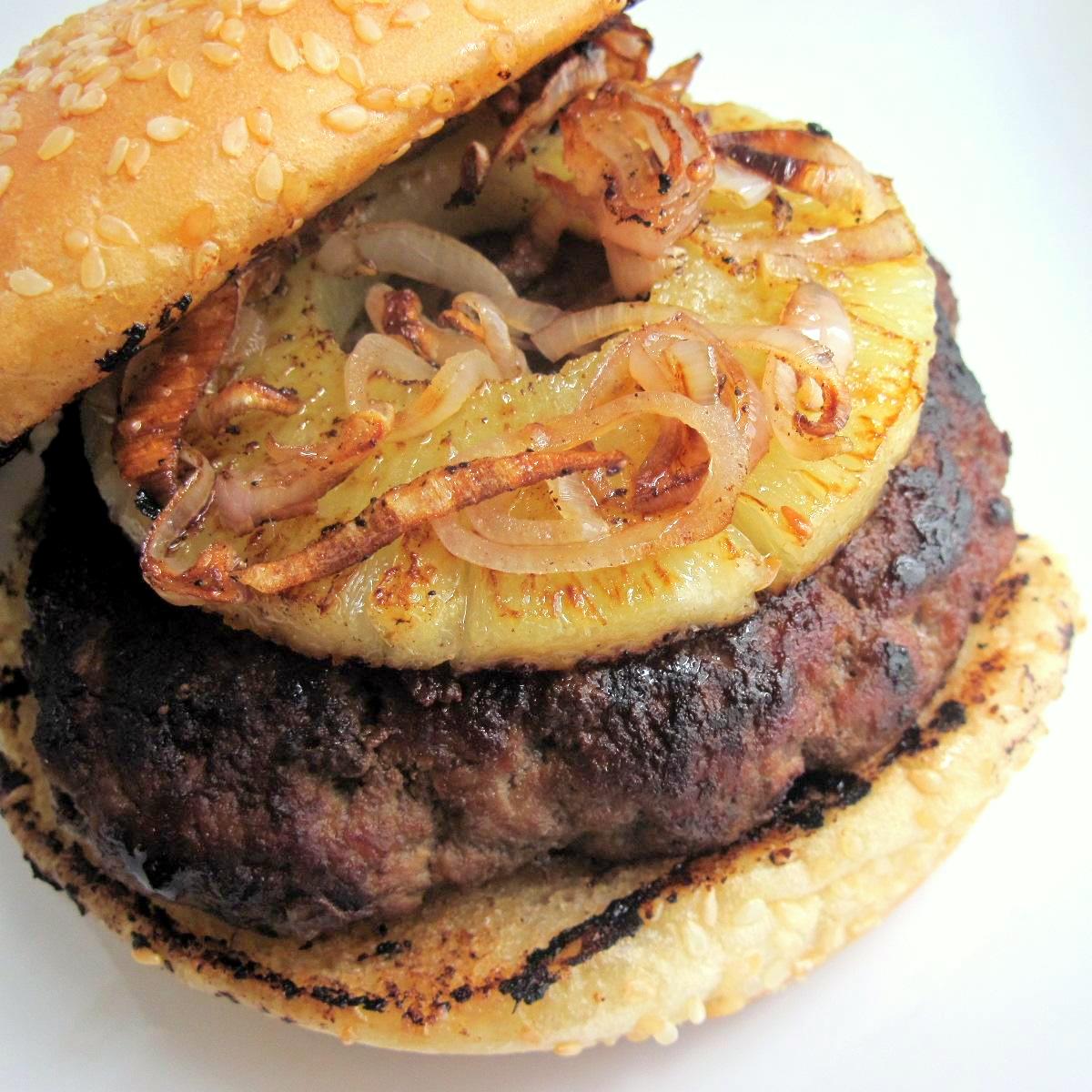 Cooking Stuff: Pineapple Teriyaki Burger