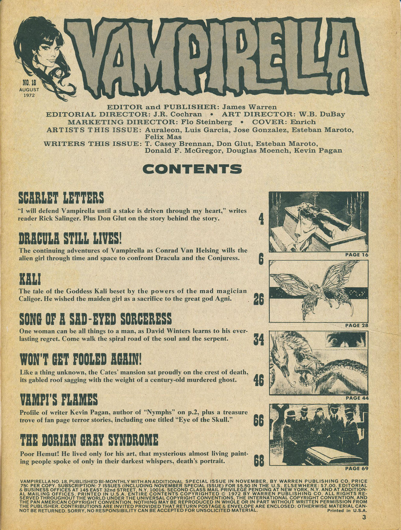 Read online Vampirella (1969) comic -  Issue #18 - 3