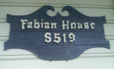 Fabian House sign