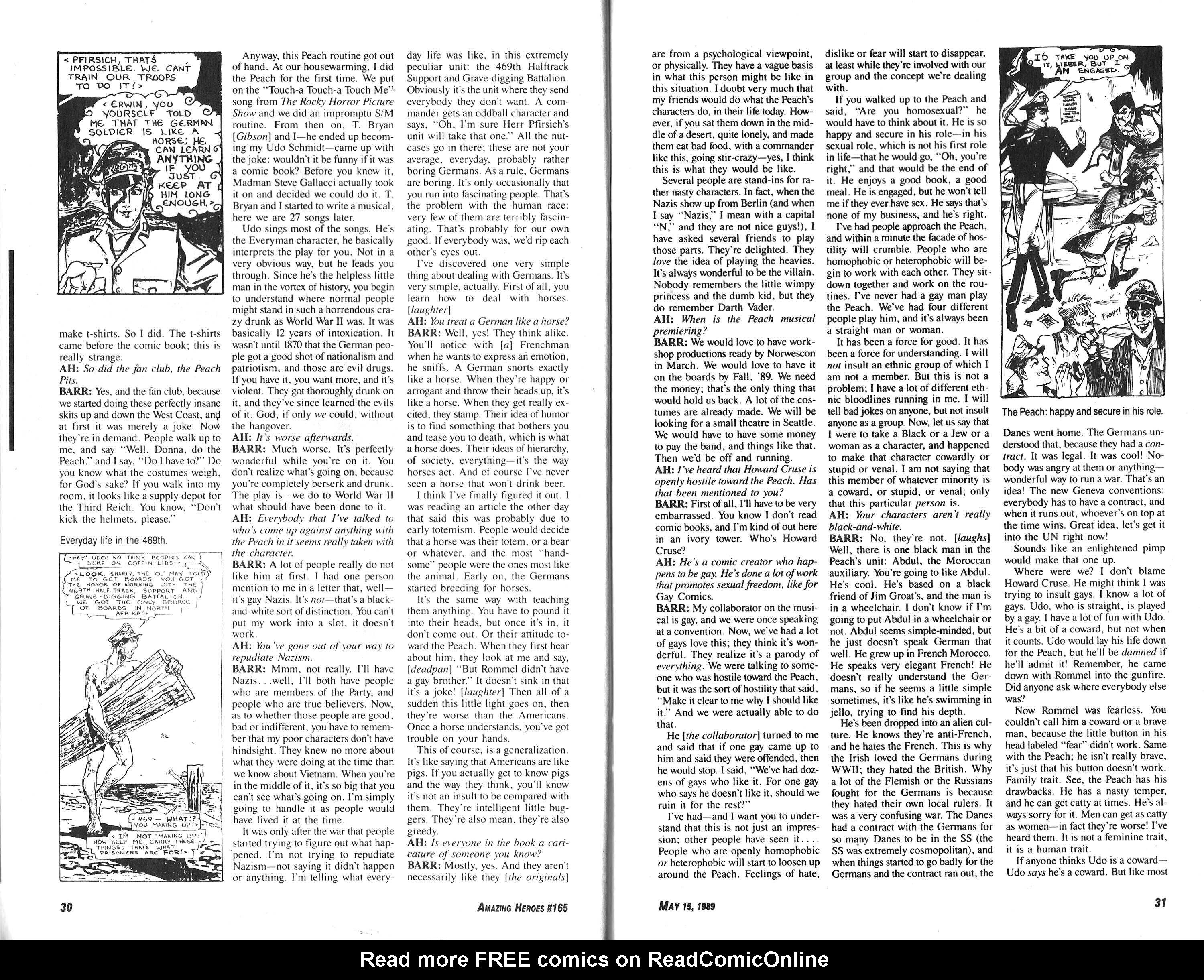 Read online Amazing Heroes comic -  Issue #165 - 16