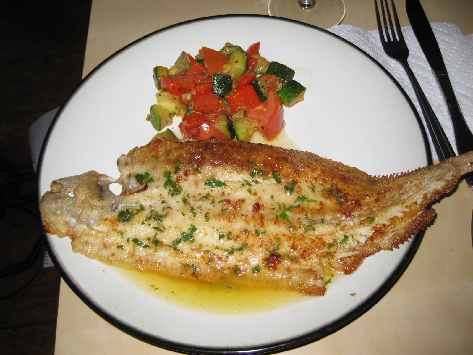 Amuse Today Dover Sole Meuniere