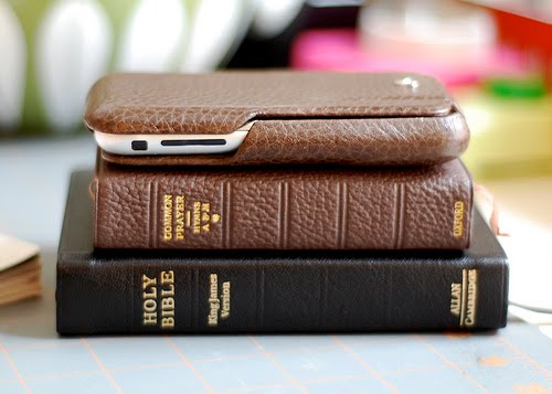 bible, cellphone