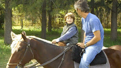 Con papá a caballo