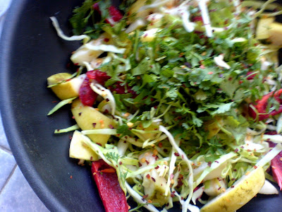 Spicy Cabbage and Guava Salad