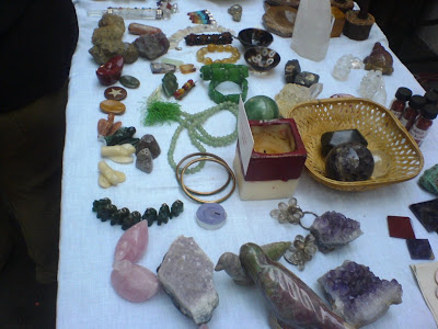 This Week at the Farmer's Market - Gems and stones