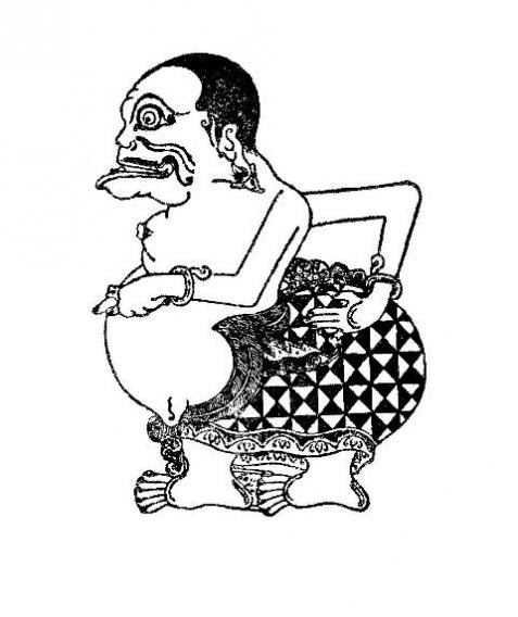 22+ Gambar Wayang Hitam Putih, Yang Indah!