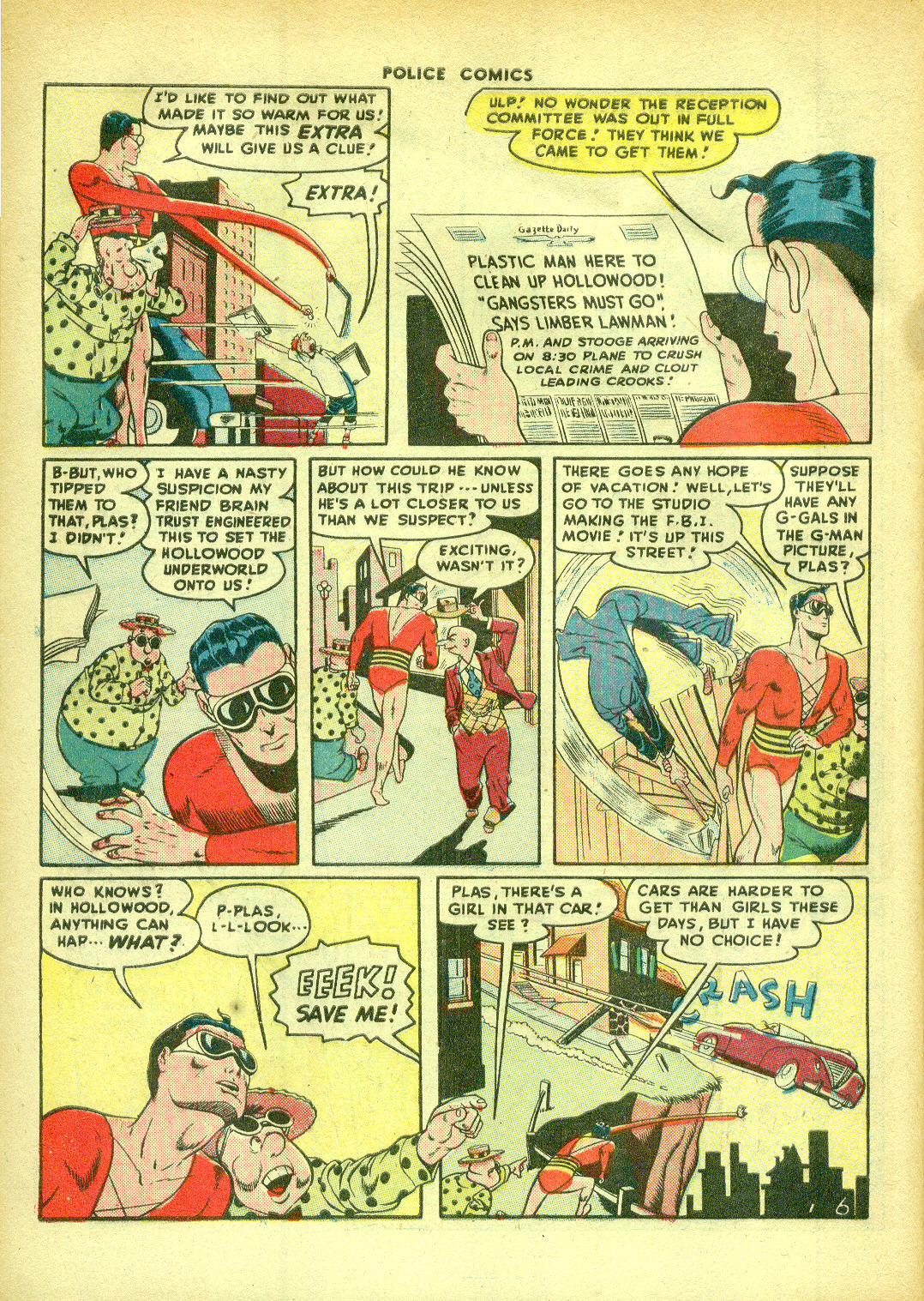 Read online Police Comics comic -  Issue #68 - 8