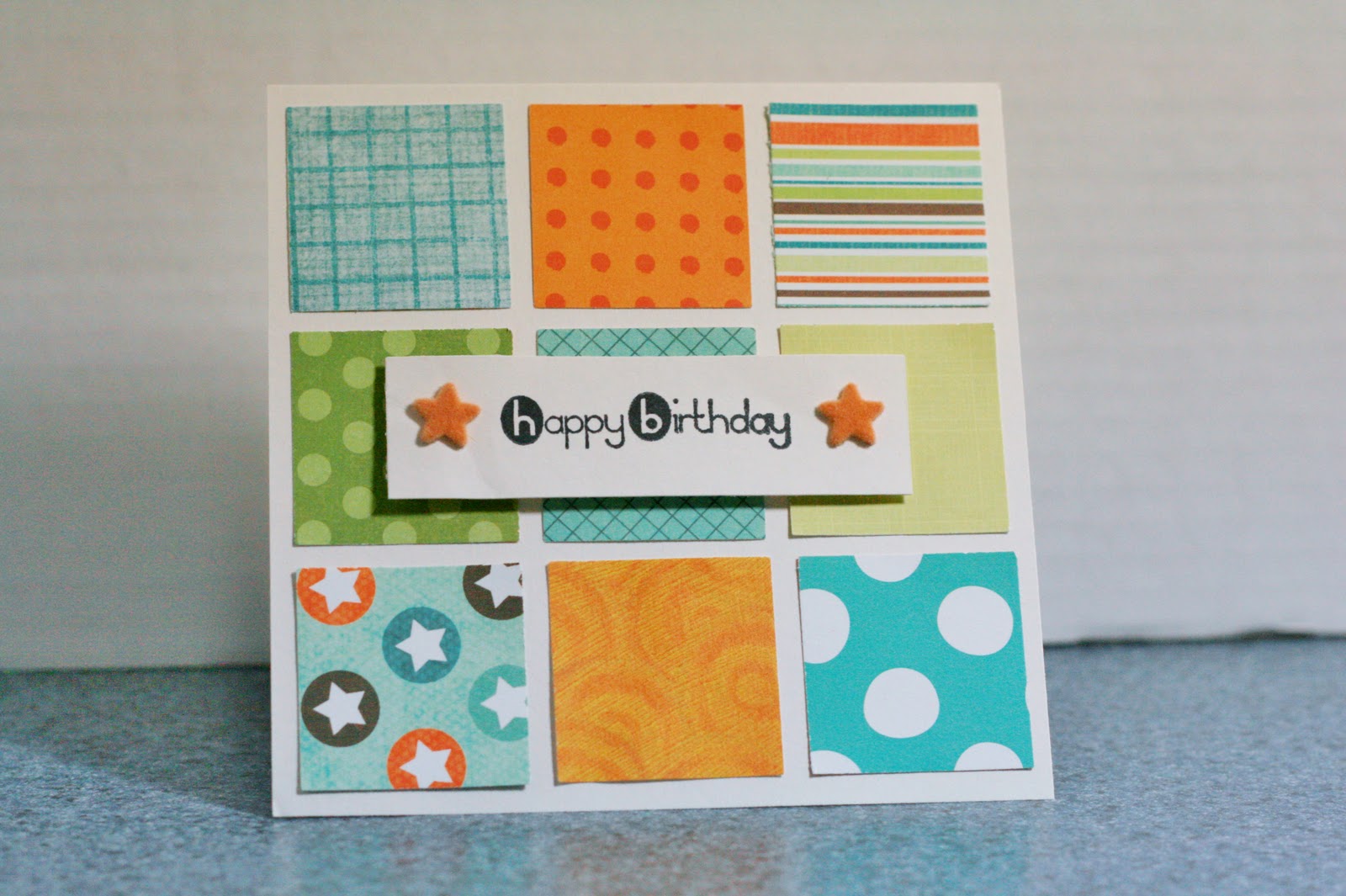 Paper Creativity: Birthday Squares