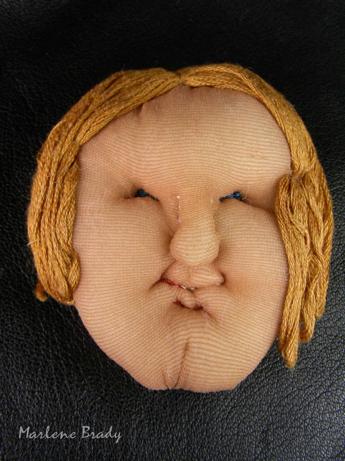 Marlene Brady Stocking Face 1