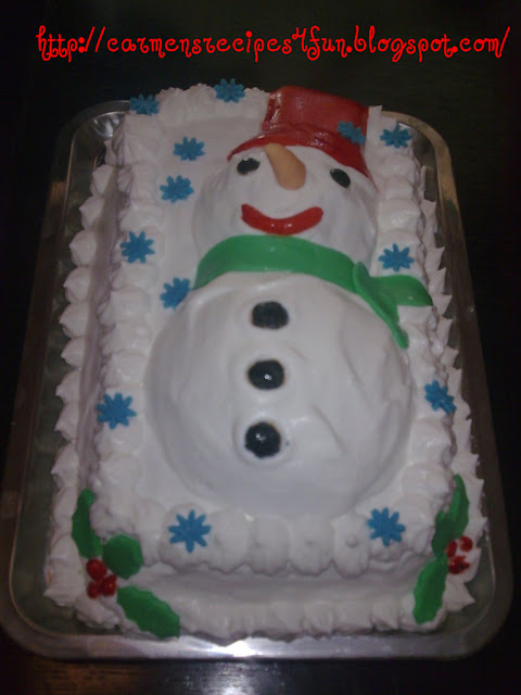 Tort om de zapada/Snowman cake