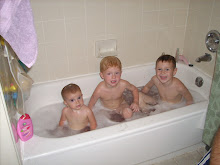 The kids in the tub