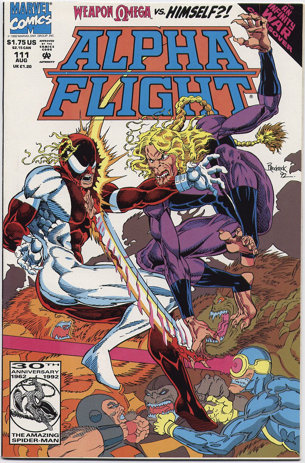 Read online Alpha Flight (1983) comic -  Issue #111 - 1