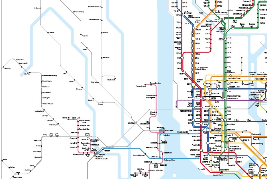 7 Train Line Subway Map - Map