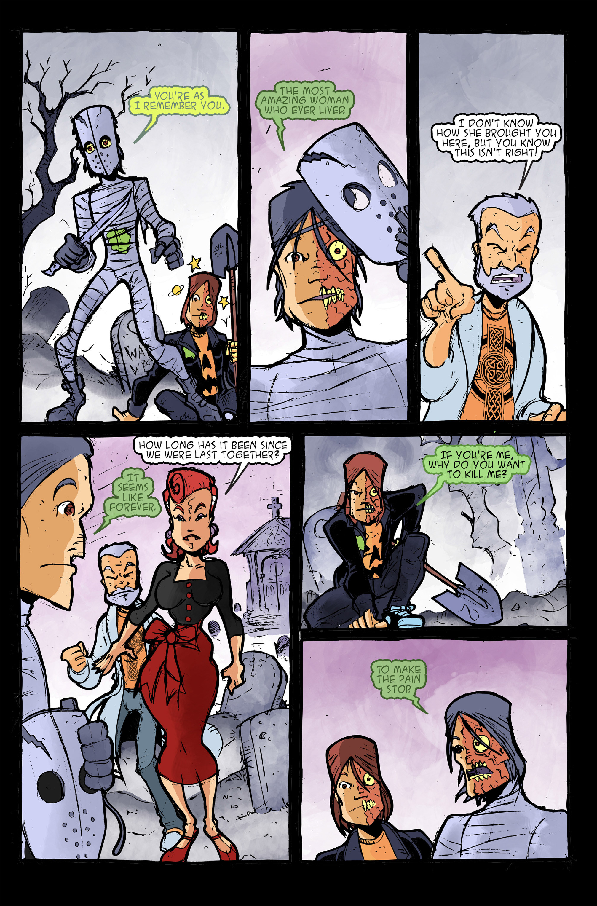 Read online Hack/Slash vs. Halloween Man Special comic -  Issue # Full - 63