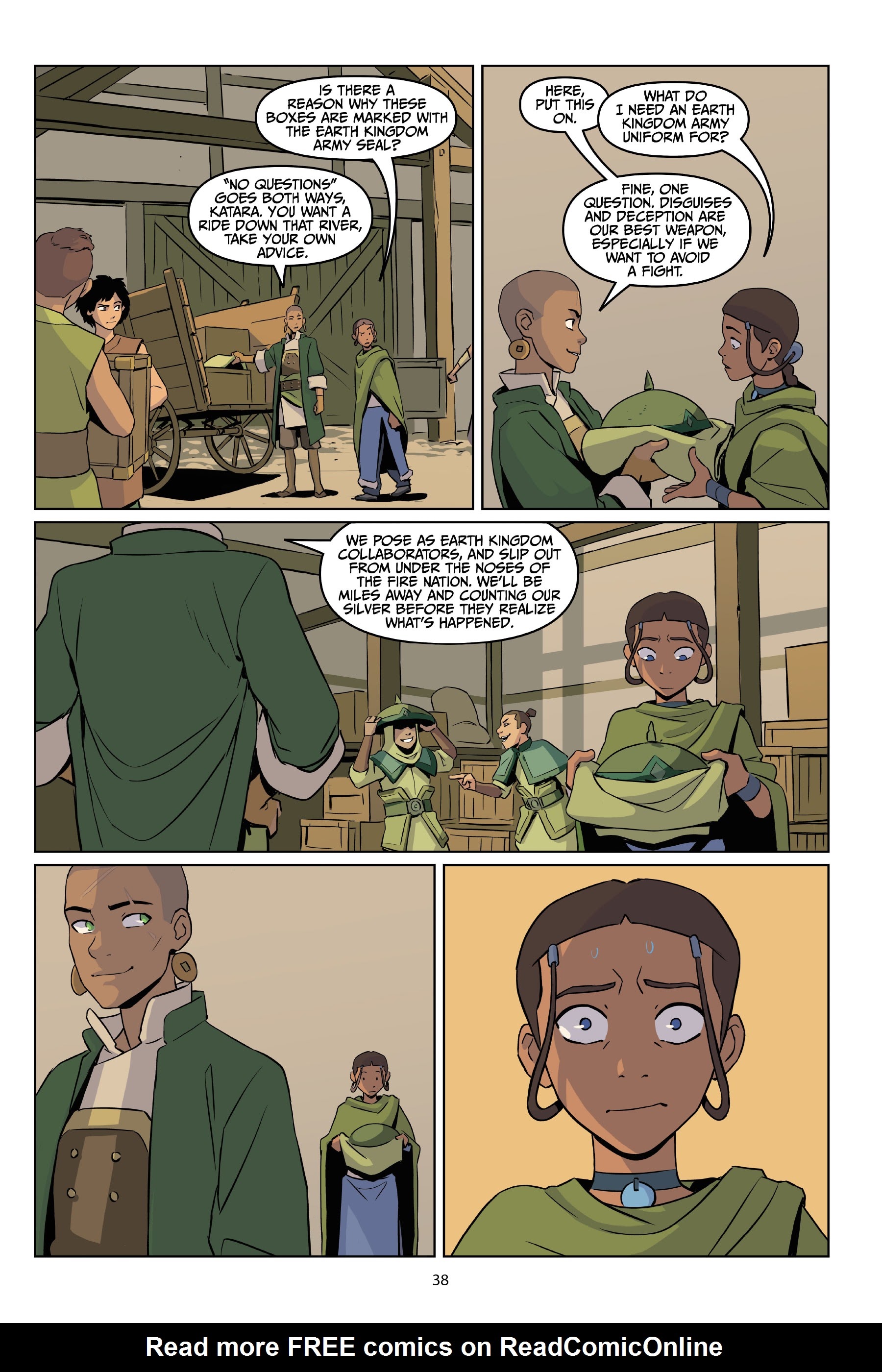 Read online Avatar: The Last Airbender—Katara and the Pirate's Silver comic -  Issue # TPB - 39