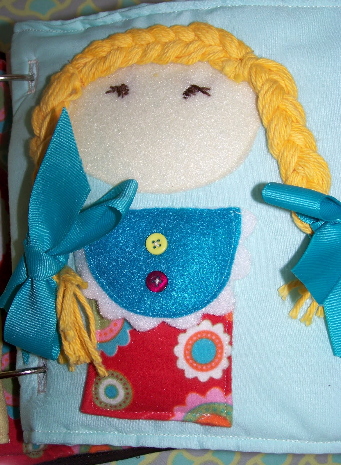 Made by Me. Shared with you.: Quiet Book Pages for Girls: Flower Garden ...